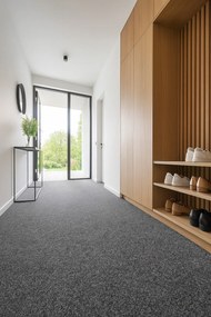 Beaulieu International Group, Koberec metráž New Orleans 236 s podkladom Resine, na mieru, šíře 4m, šedá, resine, chodba / predsieň