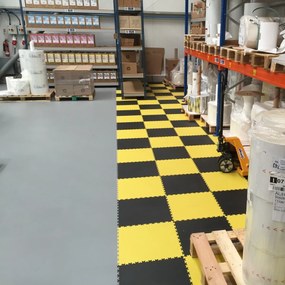 Gerflor Vinylový modulový štvorec R-Tile 1018 Yellow - 50,3x50,3 cm