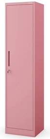 Kovová kancelárska skriňa Alex pastelovoružová