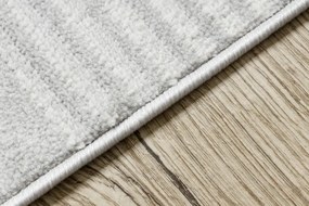 Behúň LIRA E1627 Trojuholníky geometrický, štrukturálny, glamour - sivý