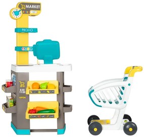 Smoby Detský supermarket s nákupným vozíkom  (100367815)