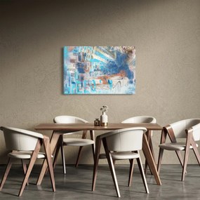 Obraz - Zrodený na jazdu, modré tóny (90x60 cm)