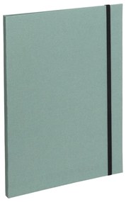 Zelený kartónový organizér Paulina Canvas Paper Laminate A5 – Bigso