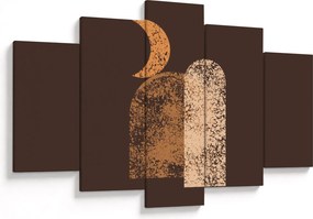 Obraz - Oranžové oblúky N⁰2 (150x105 cm)