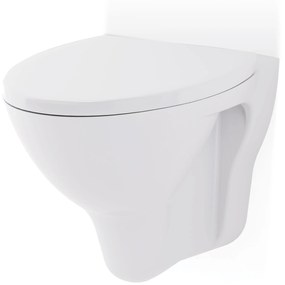 Cersanit MITO RED WC misa závesná 35,5x52cm+WC sedátko duroplast, Biela, TS501-009