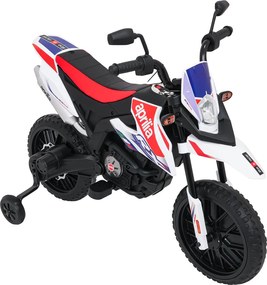 Ramiz Detský motocykel Aprilia RX biely