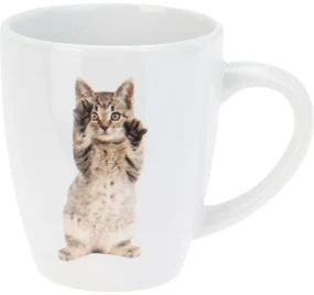 Súprava kameninových hrnčekov Cats 3 ks, 220 ml