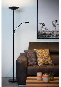 Lucide 19791/24/30 - LED Stojacia lampa ZENITH LED/20W/230V + LED/4W