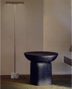 Stojacia lampa v striebornej farbe (výška 121 cm) Lynor – Kave Home