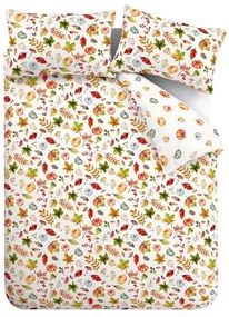 Hnedé obliečky na dvojlôžko/predĺžené 230x220 cm Autumn Pumpkins – Catherine Lansfield