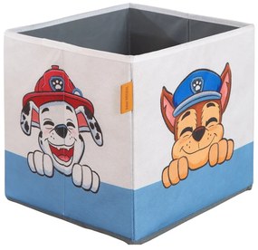 Látkové detské organizéry na hračky v súprava 2 ks 27x27x27 cm Paw Patrol – Roba