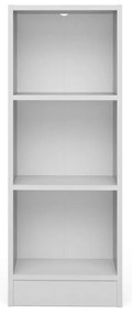 Biela knižnica Tvilum Basic, 41 x 107 cm
