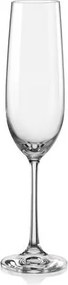 BOHEMIA VIOLA POHÁR NA ŠAMPANSKÉ 190ML SADA 6 KS