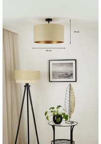 Brilagi - Prisadený luster OREGON ROLLER VEGE 1xE27/15W/230V pr. 45 cm béžová