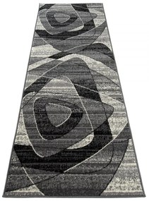Kusový koberec PP Sia šedý atyp 100x250cm
