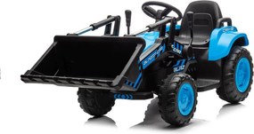 LEAN CARS Elektrický traktor s lyžicou BW-X002A modrý