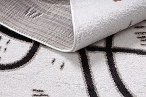 Dywany Łuszczów, AKCIA: 80x150 cm Detský kusový koberec Fun Game llama cream, biela, detská izba