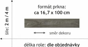 Beaulieu International Group, PVC podlaha - lino Master X Premium 3804, na mieru, šíře 2m,4m, šedá, pvc, chodba / predsieň