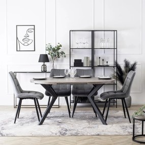 PROXIMA.store - Okrúhly stôl LUKAS FARBA: sivá