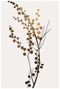 Plagát, Obraz - Kubistika - Golden branch, (40 x 60 cm)