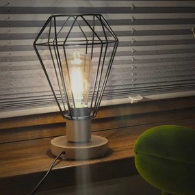 Brilagi - Stolná lampa WOODY BASKET 1xE27/60W/230V dub