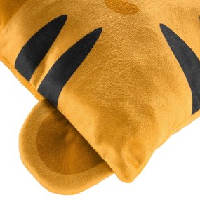 Zamatový detský vankúšik 40x40 cm Tigry – douceur d'intérieur