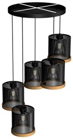 Luster na lanku BERIL 5xE27/60W/230V