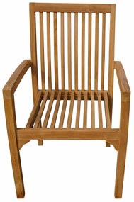 Stohovateľné kreslo RIVIERA teak natural