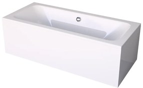 Gamma Standard, akrylátová vaňa 160x70x40 cm, biela lesklá, GMA-WAN-KS-16070