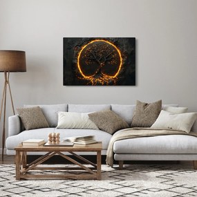 Obraz – Strom života v láve II. (90x60 cm)