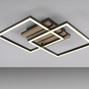 JUST LIGHT. 14053-79 - LED stropné svietidlo AKUSTIKA LED/15W/230V dub/čierna