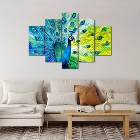 Obraz páva (150x105 cm)