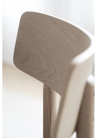 Jedálenská stolička z imitácie kože v koňakovohnedo-prírodnej farbe v súprave 2 ks Wolcott – Rowico