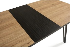 Jedálenský stôl s doskou v dubovom dekore 90x140 cm Cleo - Marckeric