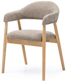 Jídelní křeslo Sorrento béžové/dub