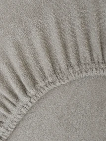 Froté plachta 200 × 200 cm - sivohnedá