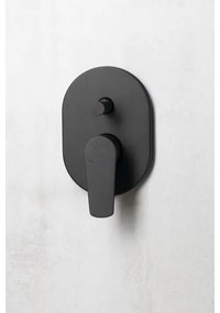 Aqualine - Sprchová batéria na podomietkovú inštaláciu LOTTA matná čierna