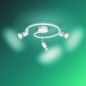 Philips - Bodové svietidlo LIMBALI 3xGU10/50W/230V biela