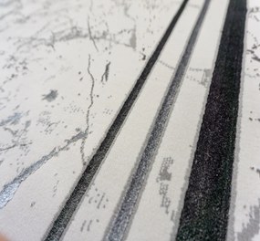 Koberec Allianz 6309 GREY – sivý obdĺžnikový koberec so vzorom Rozmer: 240x330 cm