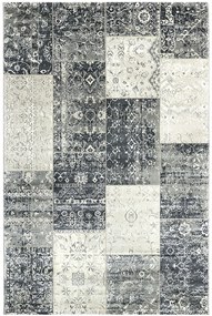 Koberce Breno Kusový koberec VELVET 3106/920, sivá, viacfarebná,155 x 230 cm