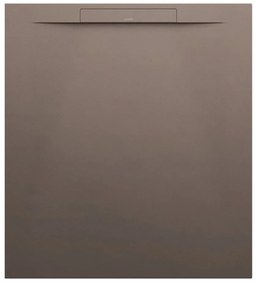 LAUFEN Pro S obdĺžniková sprchová vanička z materiálu Marbond, lineárny odtok na kratšej strane, 1000 x 900 x 28 mm, matná kávová, H2101861290001