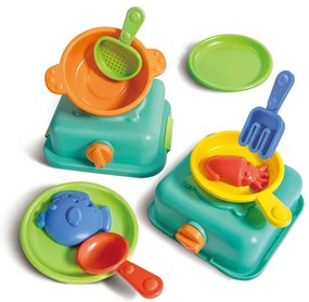 Súprava báboviek pre šéfkuchárov - hračka na piesok - 11 ks