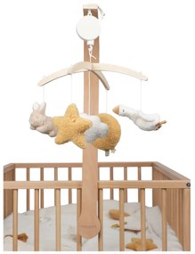Hudobný kolotoč drevený Newborn Naturals