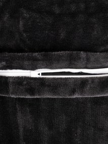 Obliečka na vankúš mikroplyš Exclusive 40 × 60 cm - Laura čierna