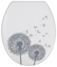 WC sedadlo s jednoduchým zatváraním Wenko Astera, 45,5 × 38 cm