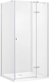 Besco Štvorcový sprchový kút PIXA SQ 90x90, výška 195 cm - bez vaničky BESCO-Orientácia: Ľavá
