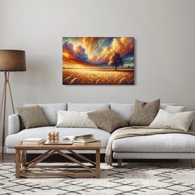 Obraz – Strom na poli (90x60 cm)
