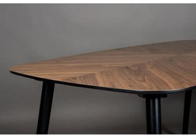 Jedálenský stôl s doskou v dekore orechového dreva 90x165 cm Clover – Dutchbone