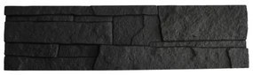 Obklad Fineza Aral antracit 38x10 cm reliéfna ARALAN