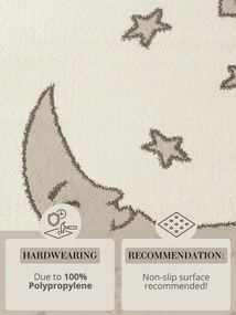 Koberec Hanse Home ADVENURES LITTLE ELLIE krémový